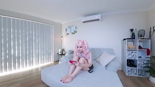 Ahegao Blowjob From Streamer Girlfriend – Cupacakeus VR