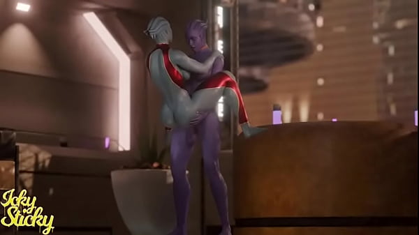 Alien love making animated loop