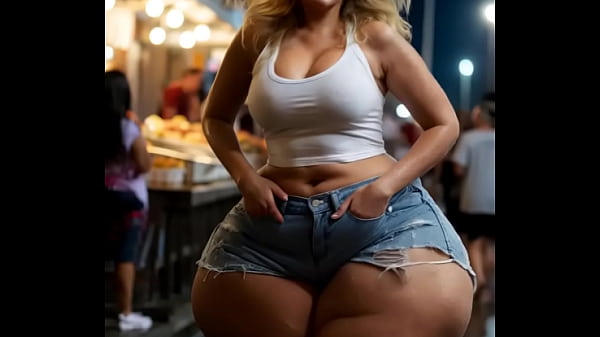 Thick PAWG animation (AI Generated)