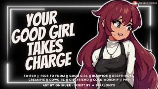 Your Girlfriend Sucks & Fucks You While You Game Audio Roleplay for Men